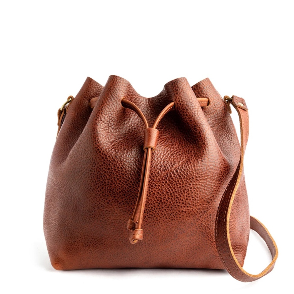 Portland Leather Goods Nutmeg Bucket Bag Large